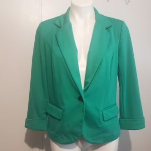 Catherine Malandrino Green Ponte Blazer M